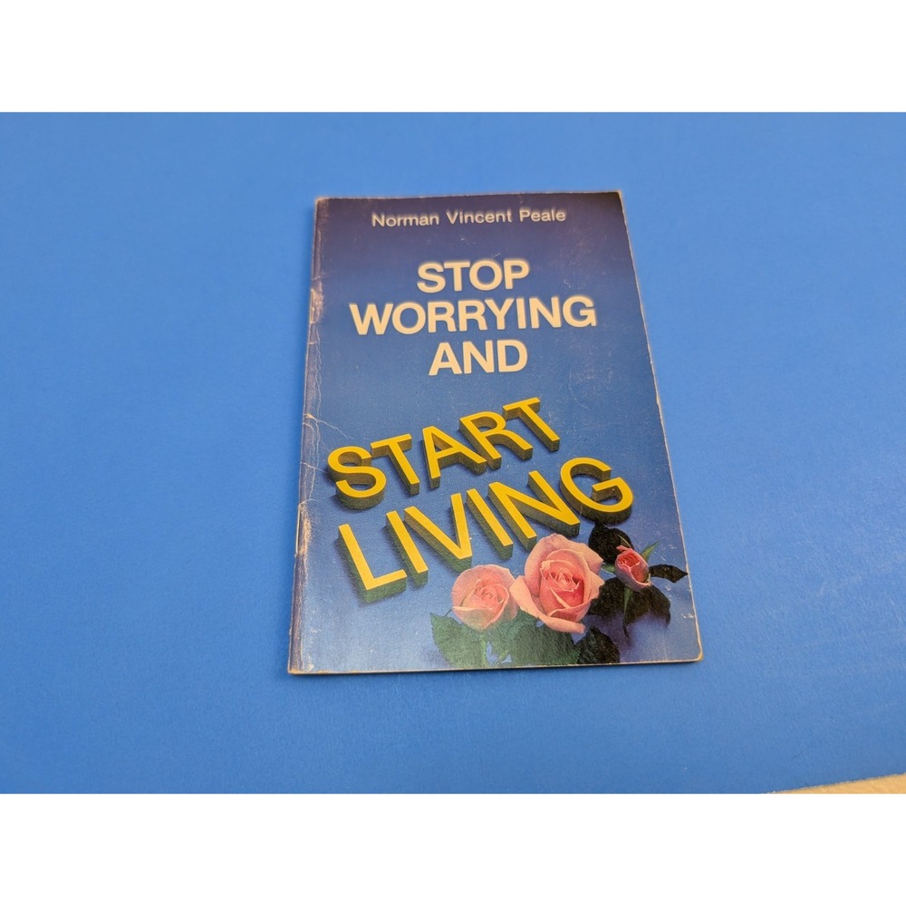 Norman Vincent Peale Stop Worrying and Start Living PB 1982 Rare